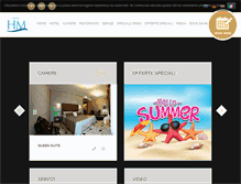 Tablet Screenshot of hotel-michelangelo.com